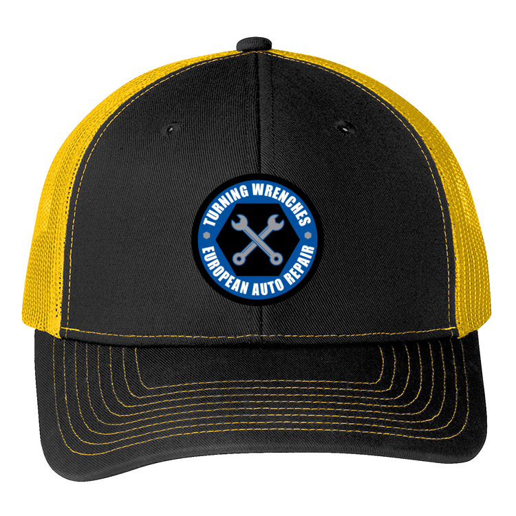 Baseball Hat - Snapback Trucker Cap C112 - Turning Wrenches European Auto Repair