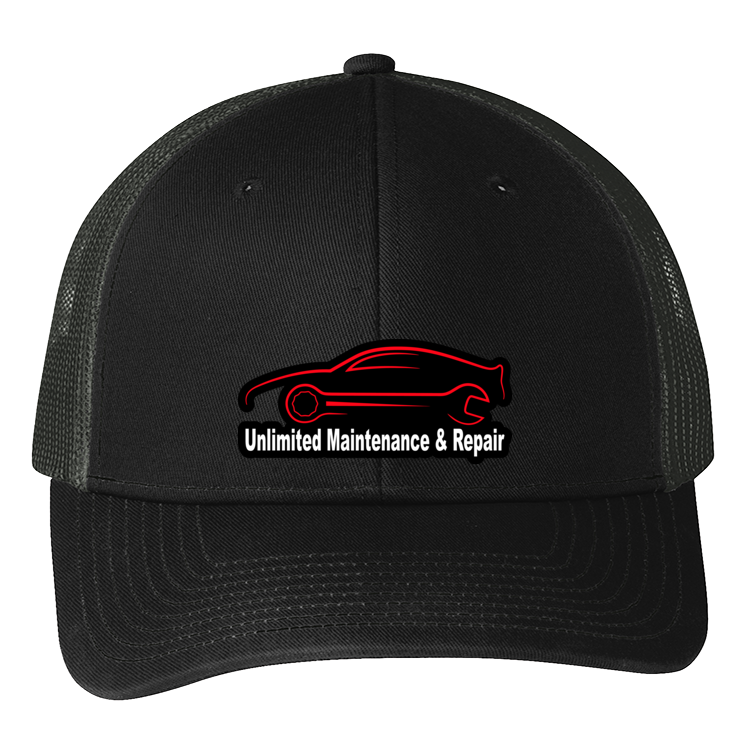 Baseball Hat - Snapback Trucker Cap C112 - Unlimited Maintenance and Repair
