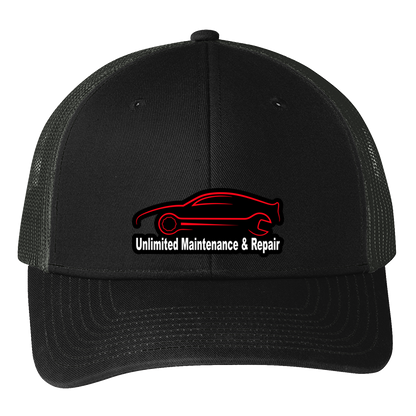 Baseball Hat - Snapback Trucker Cap C112 - Unlimited Maintenance and Repair