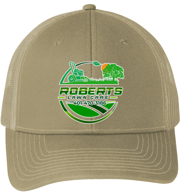 Baseball Hat - Snapback Trucker Cap C112 - Roberts Lawn Care