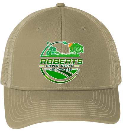 Baseball Hat - Snapback Trucker Cap C112 - Roberts Lawn Care