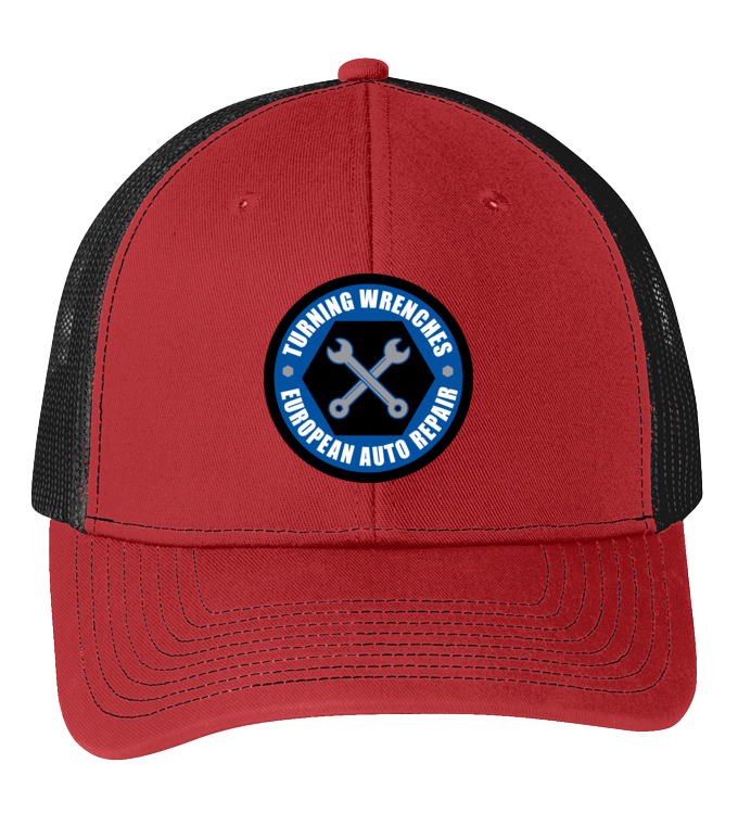 Baseball Hat - Snapback Trucker Cap C112 - Turning Wrenches European Auto Repair