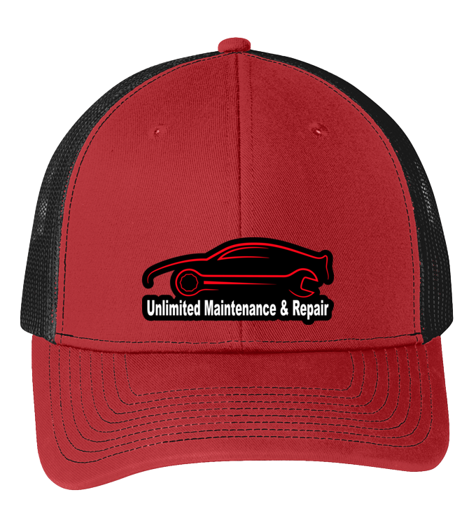 Baseball Hat - Snapback Trucker Cap C112 - Unlimited Maintenance and Repair