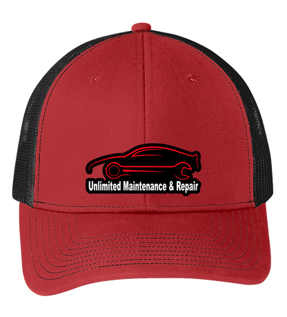 Baseball Hat - Snapback Trucker Cap C112 - Unlimited Maintenance and Repair