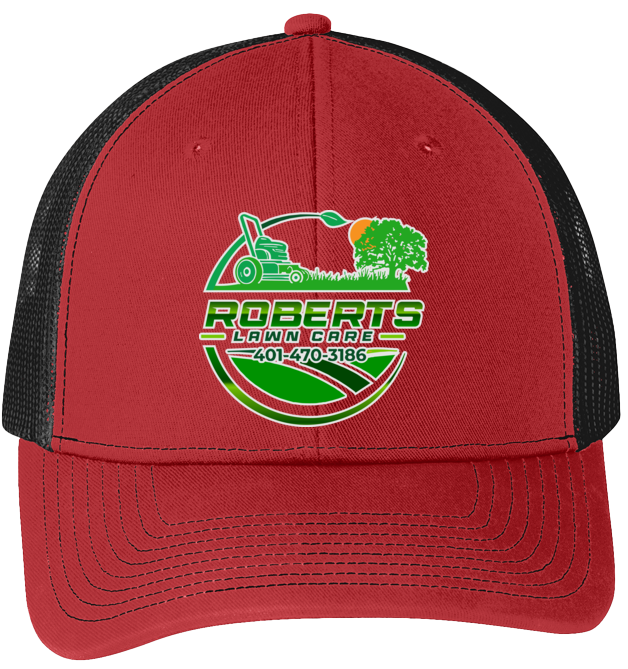 Baseball Hat - Snapback Trucker Cap C112 - Roberts Lawn Care