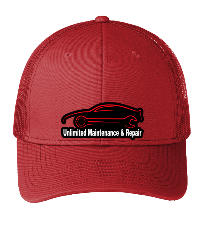 Baseball Hat - Snapback Trucker Cap C112 - Unlimited Maintenance and Repair