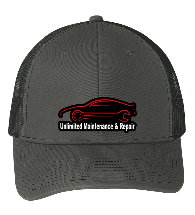 Baseball Hat - Snapback Trucker Cap C112 - Unlimited Maintenance and Repair