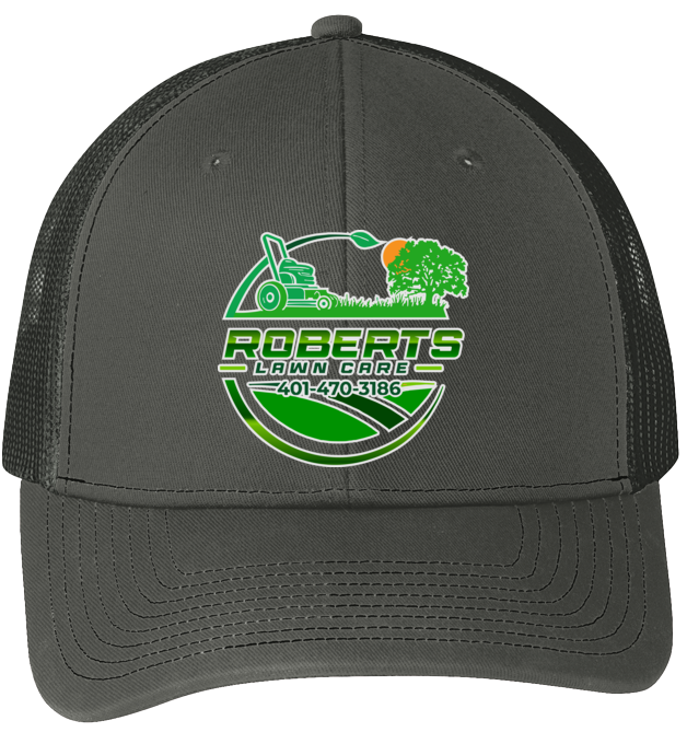 Baseball Hat - Snapback Trucker Cap C112 - Roberts Lawn Care