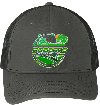 Baseball Hat - Snapback Trucker Cap C112 - Roberts Lawn Care