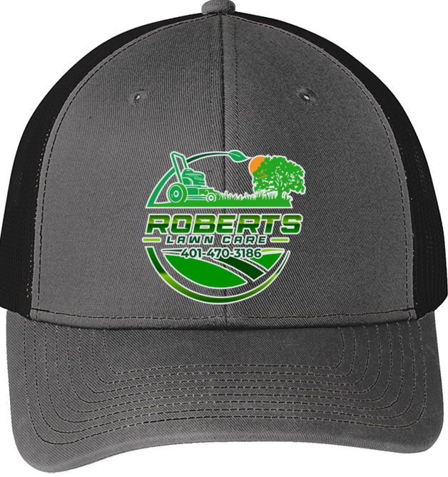 Baseball Hat - Snapback Trucker Cap C112 - Roberts Lawn Care
