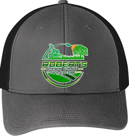 Baseball Hat - Snapback Trucker Cap C112 - Roberts Lawn Care