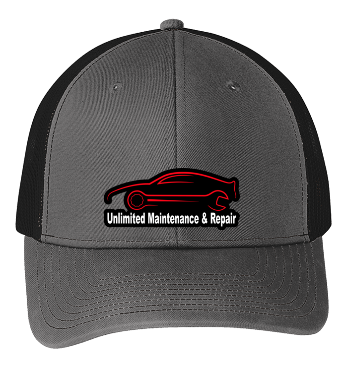 Baseball Hat - Snapback Trucker Cap C112 - Unlimited Maintenance and Repair