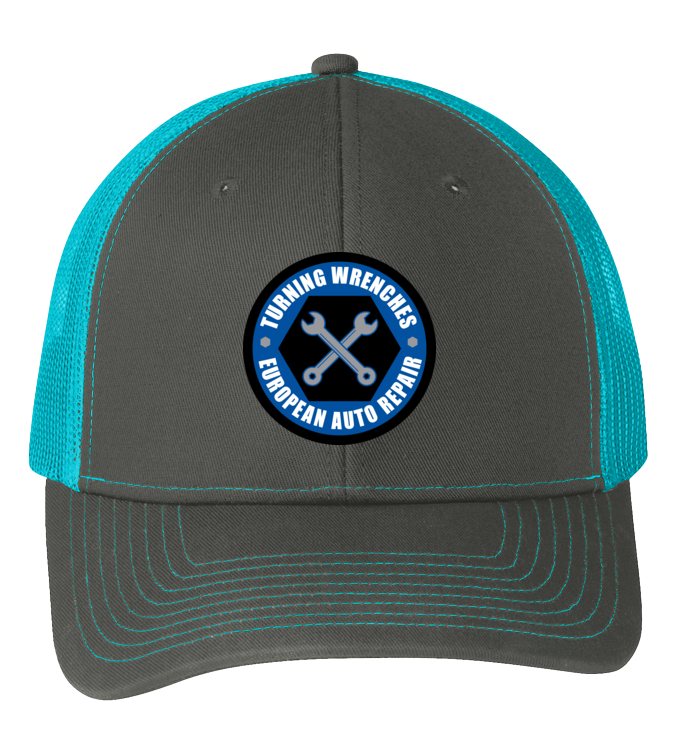 Baseball Hat - Snapback Trucker Cap C112 - Turning Wrenches European Auto Repair