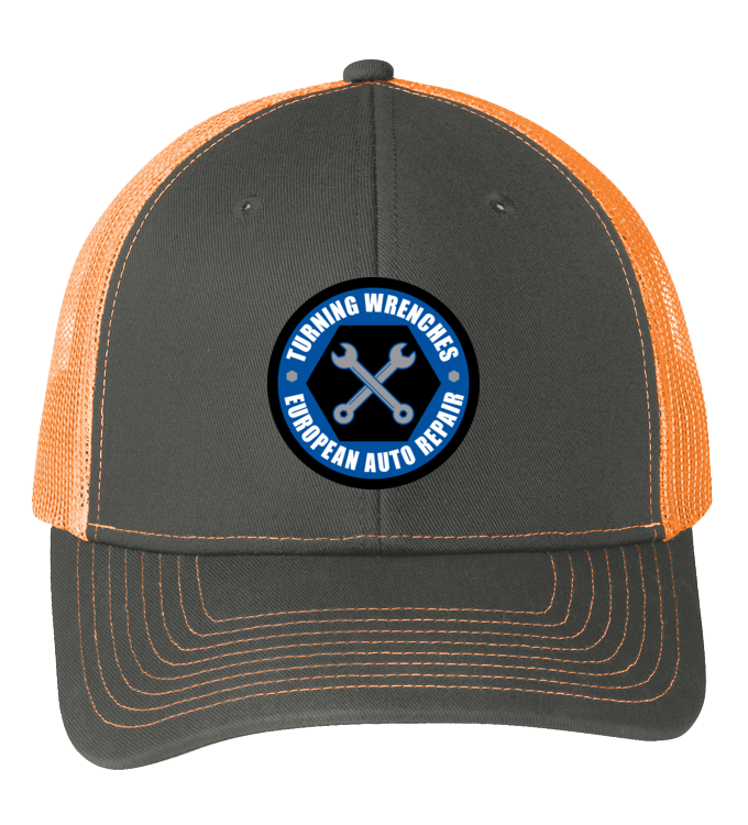 Baseball Hat - Snapback Trucker Cap C112 - Turning Wrenches European Auto Repair