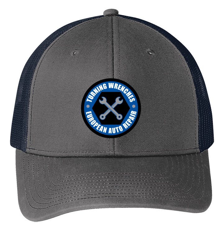 Baseball Hat - Snapback Trucker Cap C112 - Turning Wrenches European Auto Repair