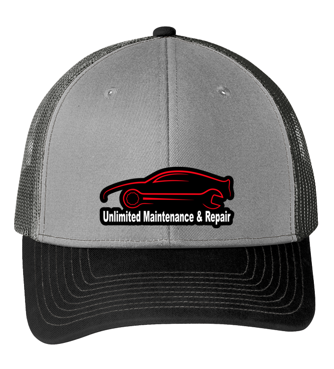 Baseball Hat - Snapback Trucker Cap C112 - Unlimited Maintenance and Repair