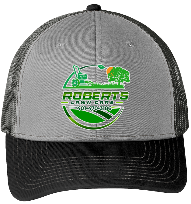 Baseball Hat - Snapback Trucker Cap C112 - Roberts Lawn Care