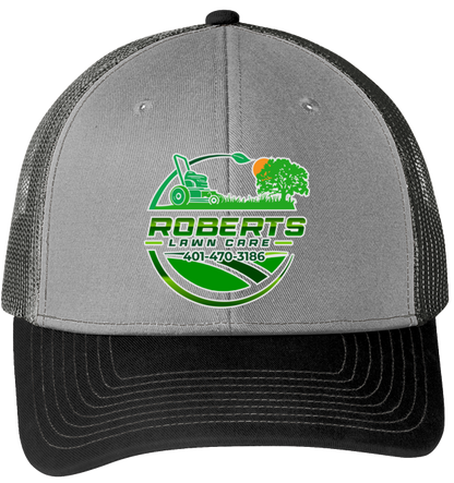 Baseball Hat - Snapback Trucker Cap C112 - Roberts Lawn Care
