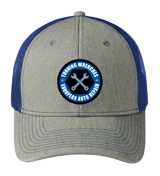 Baseball Hat - Snapback Trucker Cap C112 - Turning Wrenches European Auto Repair