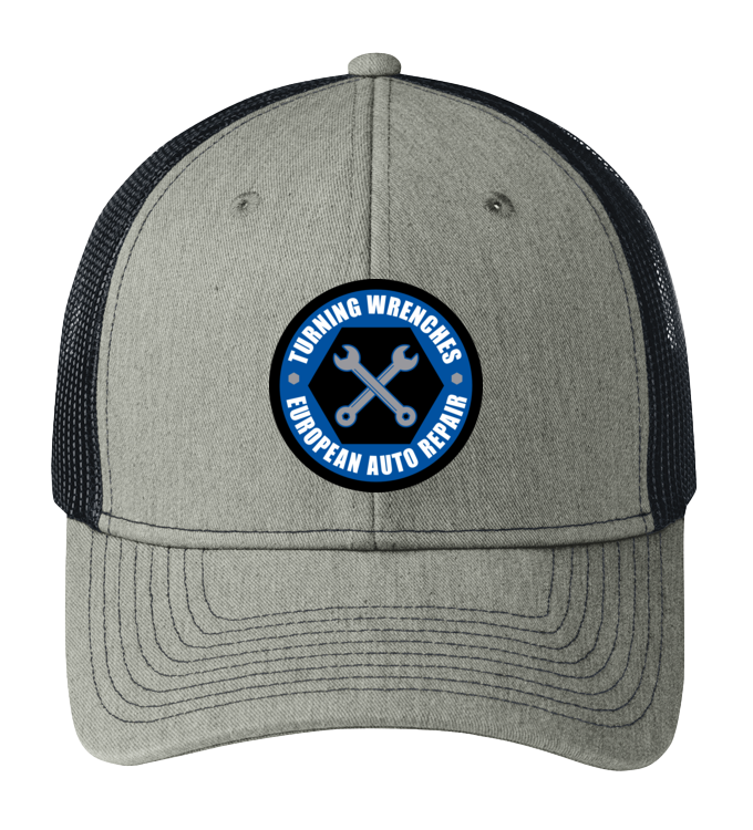 Baseball Hat - Snapback Trucker Cap C112 - Turning Wrenches European Auto Repair
