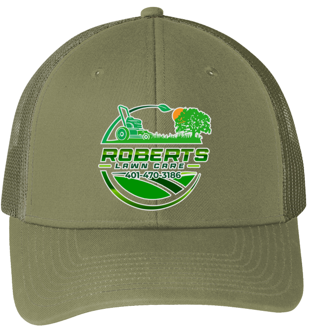 Baseball Hat - Snapback Trucker Cap C112 - Roberts Lawn Care