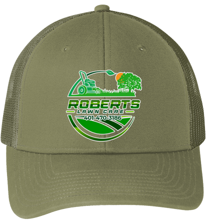 Baseball Hat - Snapback Trucker Cap C112 - Roberts Lawn Care