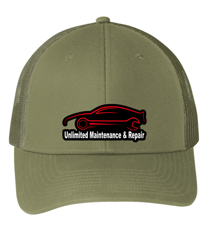 Baseball Hat - Snapback Trucker Cap C112 - Unlimited Maintenance and Repair