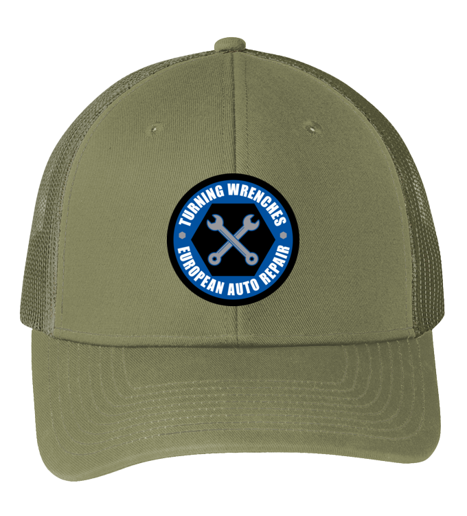 Baseball Hat - Snapback Trucker Cap C112 - Turning Wrenches European Auto Repair