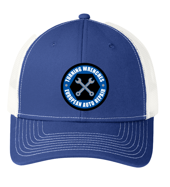 Baseball Hat - Snapback Trucker Cap C112 - Turning Wrenches European Auto Repair