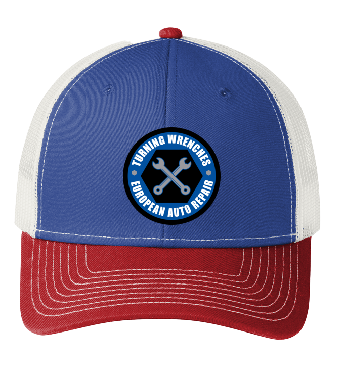 Baseball Hat - Snapback Trucker Cap C112 - Turning Wrenches European Auto Repair