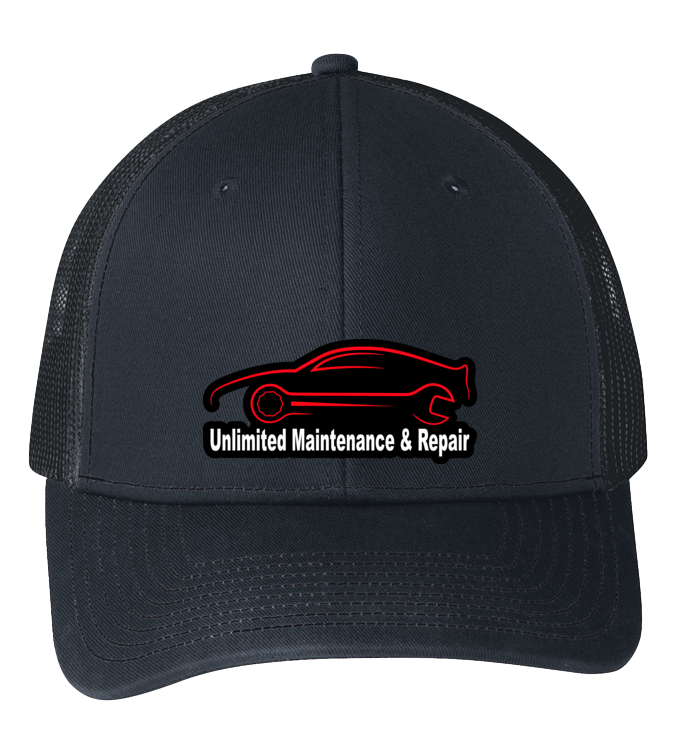 Baseball Hat - Snapback Trucker Cap C112 - Unlimited Maintenance and Repair