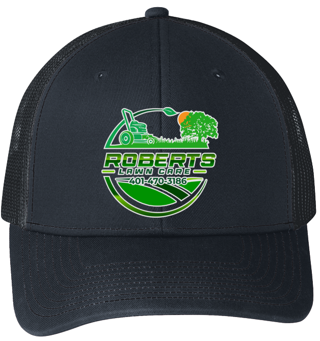 Baseball Hat - Snapback Trucker Cap C112 - Roberts Lawn Care