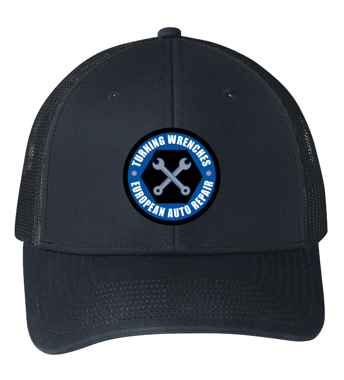 Baseball Hat - Snapback Trucker Cap C112 - Turning Wrenches European Auto Repair
