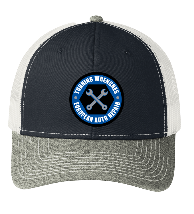 Baseball Hat - Snapback Trucker Cap C112 - Turning Wrenches European Auto Repair