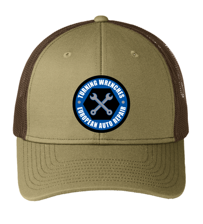 Baseball Hat - Snapback Trucker Cap C112 - Turning Wrenches European Auto Repair