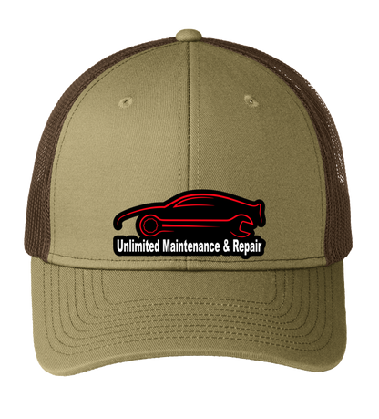 Baseball Hat - Snapback Trucker Cap C112 - Unlimited Maintenance and Repair