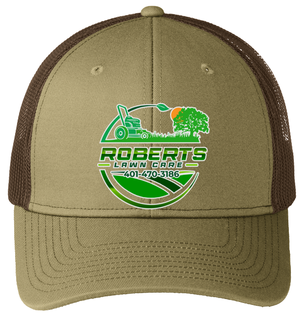 Baseball Hat - Snapback Trucker Cap C112 - Roberts Lawn Care