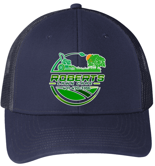 Baseball Hat - Snapback Trucker Cap C112 - Roberts Lawn Care
