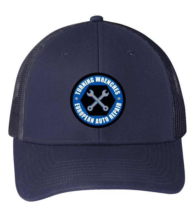 Baseball Hat - Snapback Trucker Cap C112 - Turning Wrenches European Auto Repair