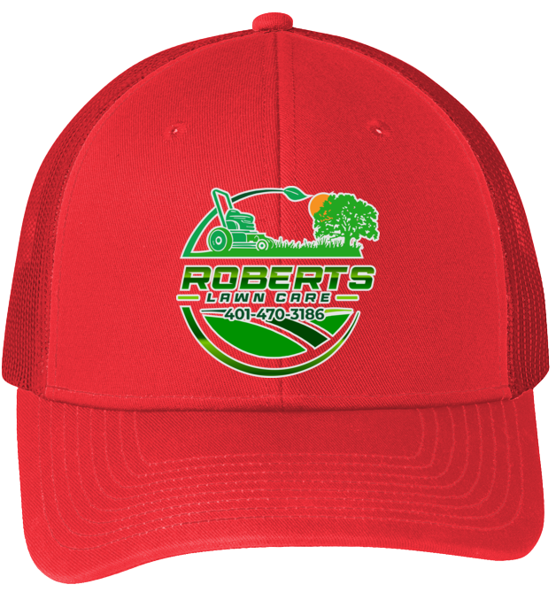 Baseball Hat - Snapback Trucker Cap C112 - Roberts Lawn Care
