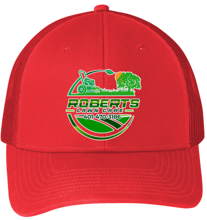 Baseball Hat - Snapback Trucker Cap C112 - Roberts Lawn Care