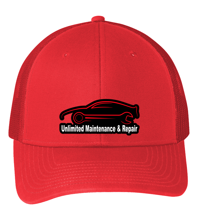 Baseball Hat - Snapback Trucker Cap C112 - Unlimited Maintenance and Repair