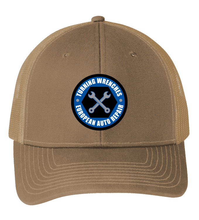 Baseball Hat - Snapback Trucker Cap C112 - Turning Wrenches European Auto Repair