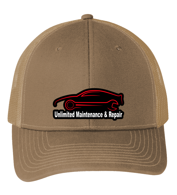Baseball Hat - Snapback Trucker Cap C112 - Unlimited Maintenance and Repair