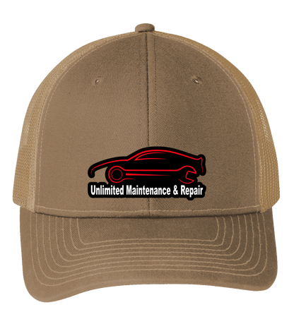 Baseball Hat - Snapback Trucker Cap C112 - Unlimited Maintenance and Repair