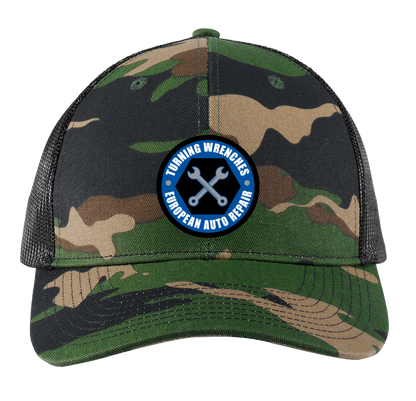Baseball Hat - Snapback Trucker Cap C112 - Turning Wrenches European Auto Repair