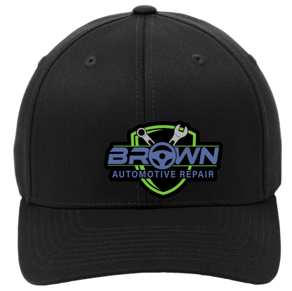 Port Authority® Flexfit® Cap C865 - Brown Automotive Repair