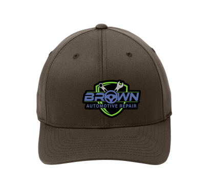 Port Authority® Flexfit® Cap C865 - Brown Automotive Repair