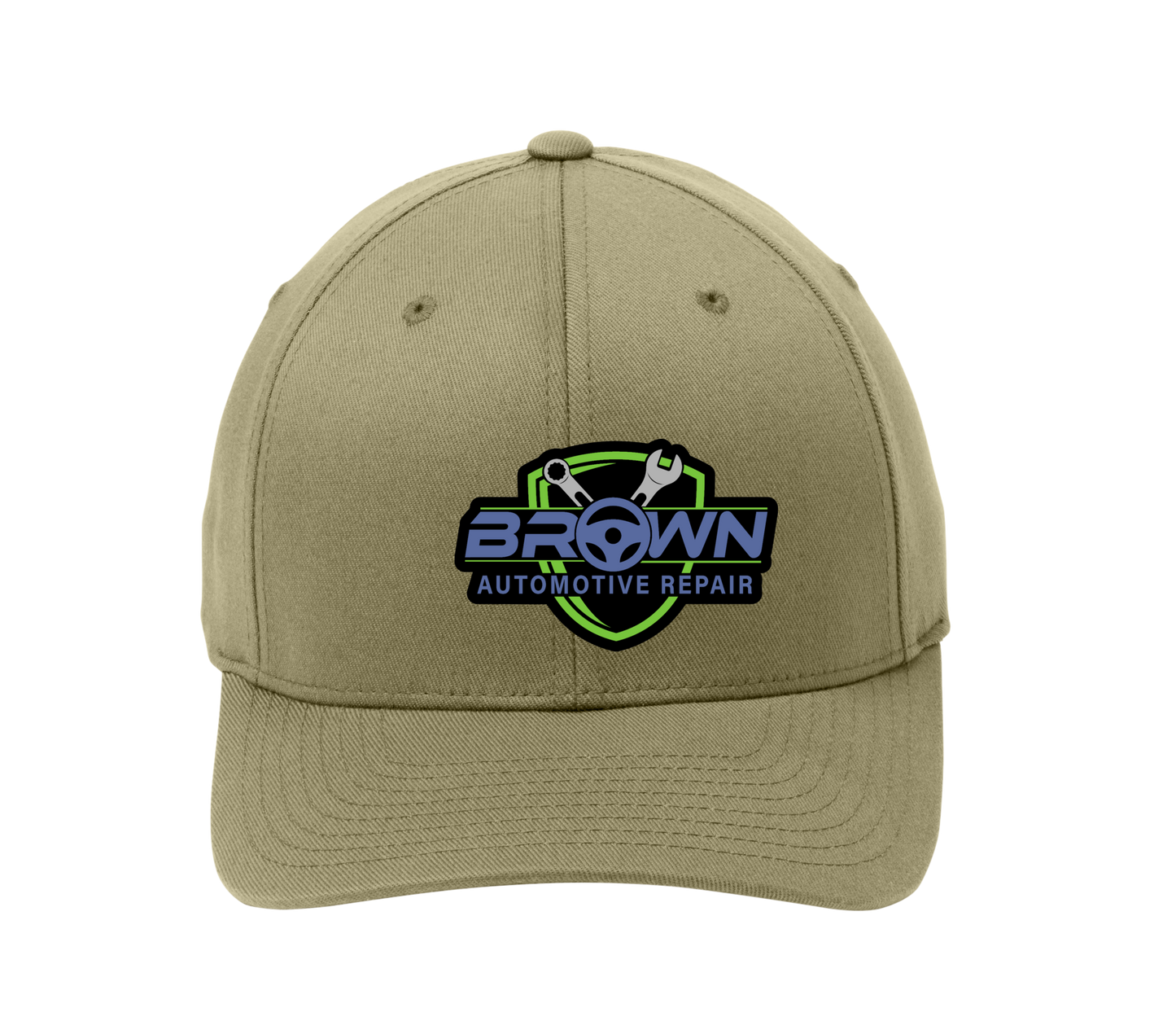 Port Authority® Flexfit® Cap C865 - Brown Automotive Repair