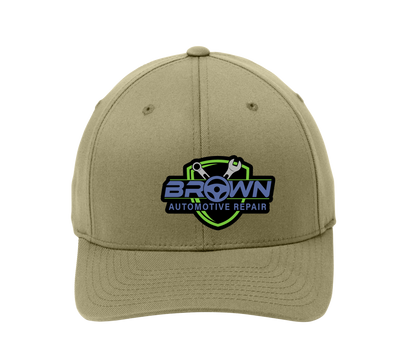 Port Authority® Flexfit® Cap C865 - Brown Automotive Repair